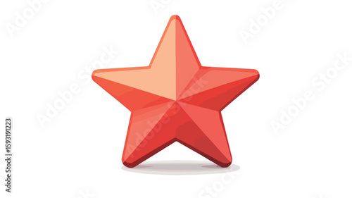 Red Star Symbol Wide Angle Composition