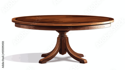 White Table Wide Angle Centered Composition