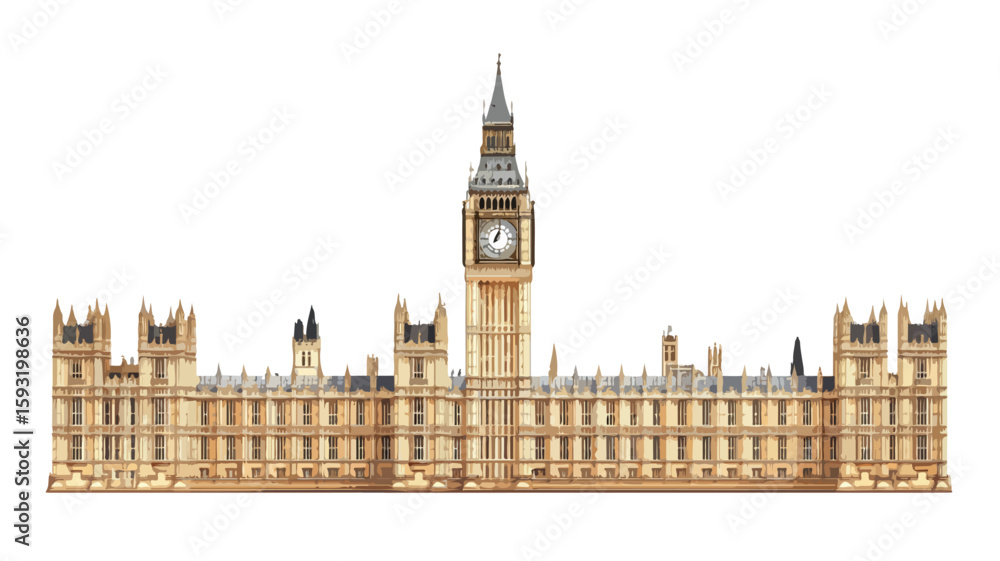 Obraz premium Big Ben Architecture Toile Wallpaper