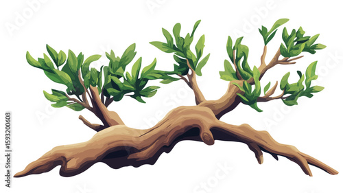 Driftwood Branch Plant Wide Angle Centered