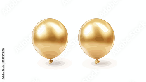 Golden Balloons for Colorful Celebrations
