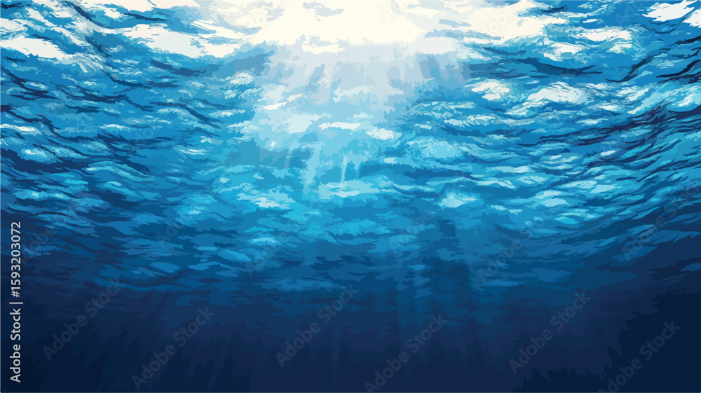 Obraz premium Serene Underwater Nature Background Image