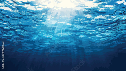 Serene Underwater Nature Background Image