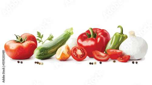 Assorted Cut-Out Vegetables Set