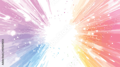 Vibrant Abstract Gradient Background Wide Angle