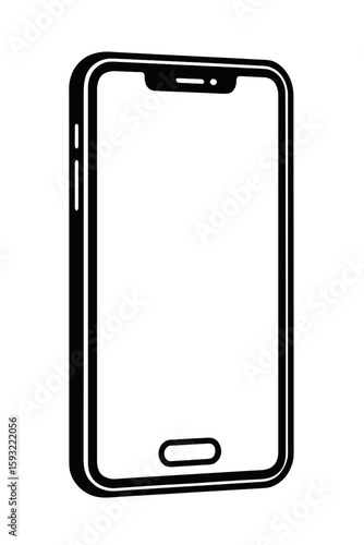 Modern Smartphone Device Vector - Communication and Digital Lifestyle