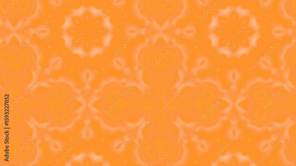 Fototapeta premium Abstract Radiant Burst with Soft Grain Texture, Symmetrical Glow Pattern in Psychedelic Style, Radiating Circular Abstract with Subtle Noise, Kaleidoscopic Starburst with Gradient Flow