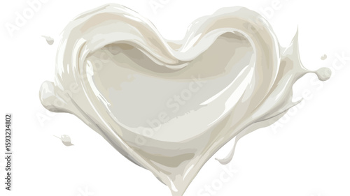 Heart-Shaped Cream Moisturizer for Skincare