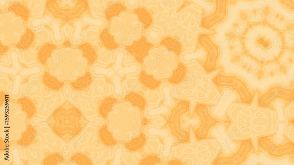 Fototapeta premium Abstract Radiant Burst with Soft Grain Texture, Symmetrical Glow Pattern in Psychedelic Style, Radiating Circular Abstract with Subtle Noise, Kaleidoscopic Starburst with Gradient Flow