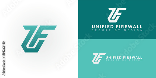 The sleek UF logo, designed for cybersecurity and software development, features modern lines that convey secure innovation, efficiency, and future-ready digital solutions.