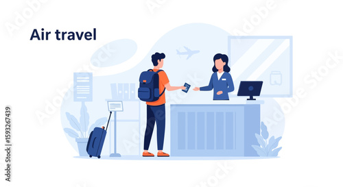 Seamless Check In For Stress Free Traveling Experience At Airport Counter