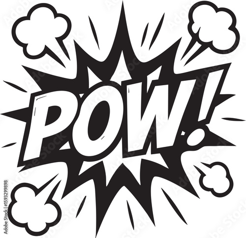 Comic Book Explosion Graphic