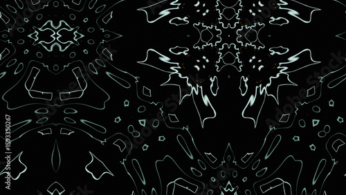 Abstract Radiant Burst with Soft Grain Texture, Symmetrical Glow Pattern in Psychedelic Style, Radiating Circular Abstract with Subtle Noise, Kaleidoscopic Starburst with Gradient Flow