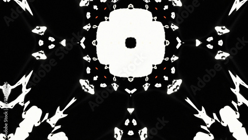 Abstract Radiant Burst with Soft Grain Texture, Symmetrical Glow Pattern in Psychedelic Style, Radiating Circular Abstract with Subtle Noise, Kaleidoscopic Starburst with Gradient Flow