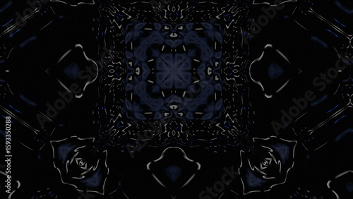 Abstract Radiant Burst with Soft Grain Texture, Symmetrical Glow Pattern in Psychedelic Style, Radiating Circular Abstract with Subtle Noise, Kaleidoscopic Starburst with Gradient Flow