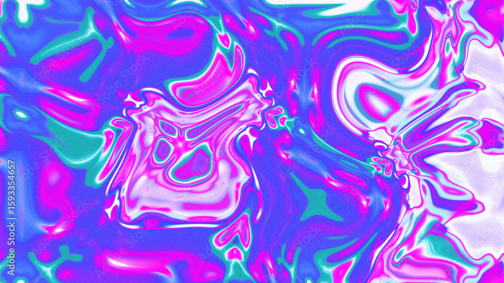 Fototapeta premium Fluid Marble Texture with Organic Flow, Abstract Liquid Pattern with Wavy Structure, Melted Surface Design with Soft Transitions, Psychedelic Swirl Texture with Marble Effect