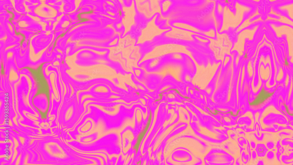 Fototapeta premium Fluid Marble Texture with Organic Flow, Abstract Liquid Pattern with Wavy Structure, Melted Surface Design with Soft Transitions, Psychedelic Swirl Texture with Marble Effect