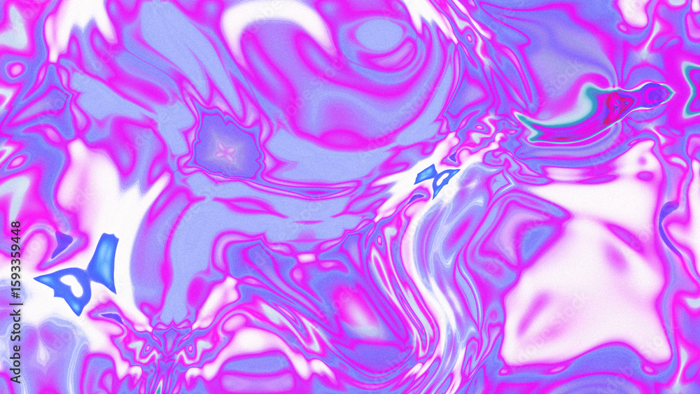 Fototapeta premium Fluid Marble Texture with Organic Flow, Abstract Liquid Pattern with Wavy Structure, Melted Surface Design with Soft Transitions, Psychedelic Swirl Texture with Marble Effect