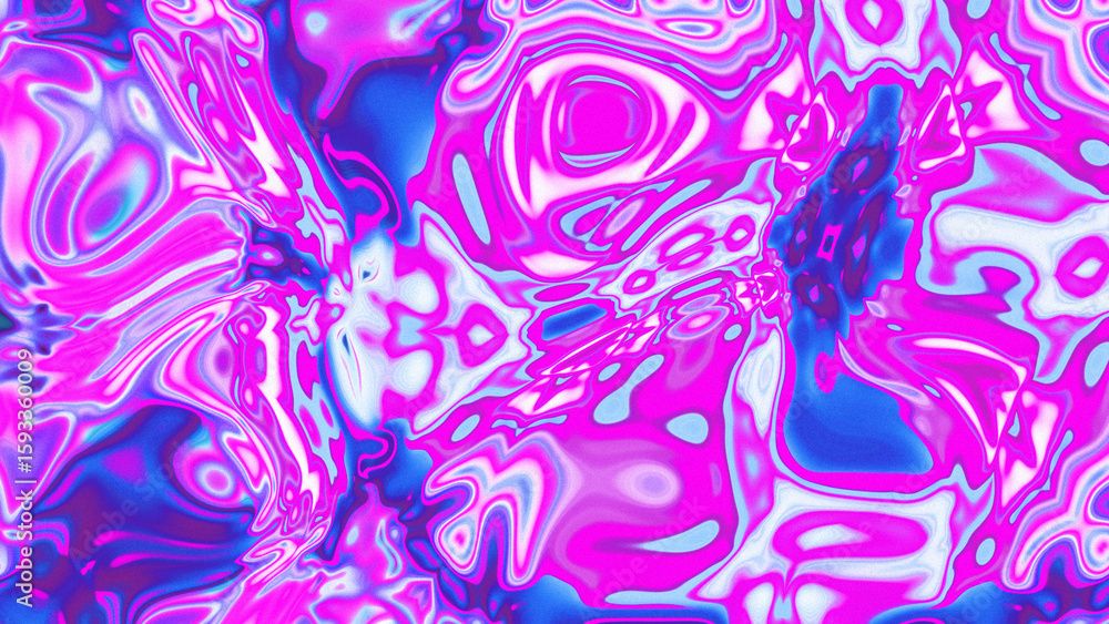 Fototapeta premium Fluid Marble Texture with Organic Flow, Abstract Liquid Pattern with Wavy Structure, Melted Surface Design with Soft Transitions, Psychedelic Swirl Texture with Marble Effect