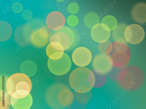 Bokeh Background with Retro Style