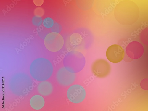 Bokeh Background with Retro Style