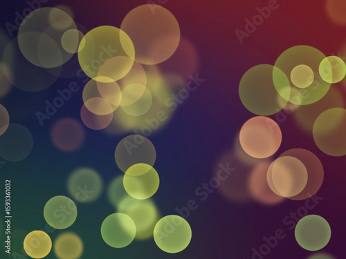 Bokeh Background with Retro Style
