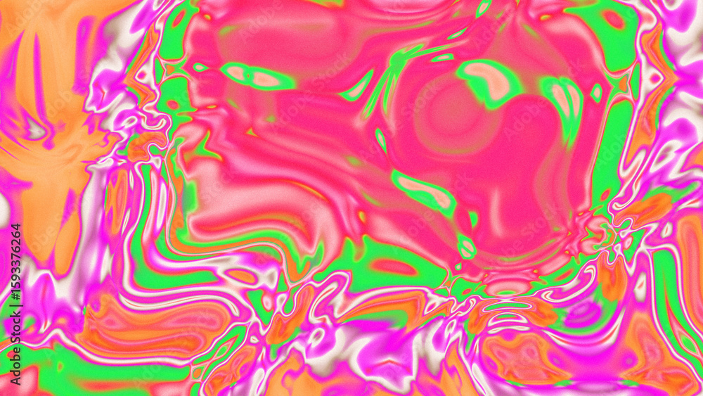 Fototapeta premium Fluid Marble Texture with Organic Flow, Abstract Liquid Pattern with Wavy Structure, Melted Surface Design with Soft Transitions, Psychedelic Swirl Texture with Marble Effect