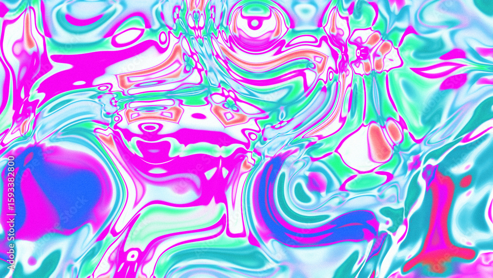 Fototapeta premium Fluid Marble Texture with Organic Flow, Abstract Liquid Pattern with Wavy Structure, Melted Surface Design with Soft Transitions, Psychedelic Swirl Texture with Marble Effect