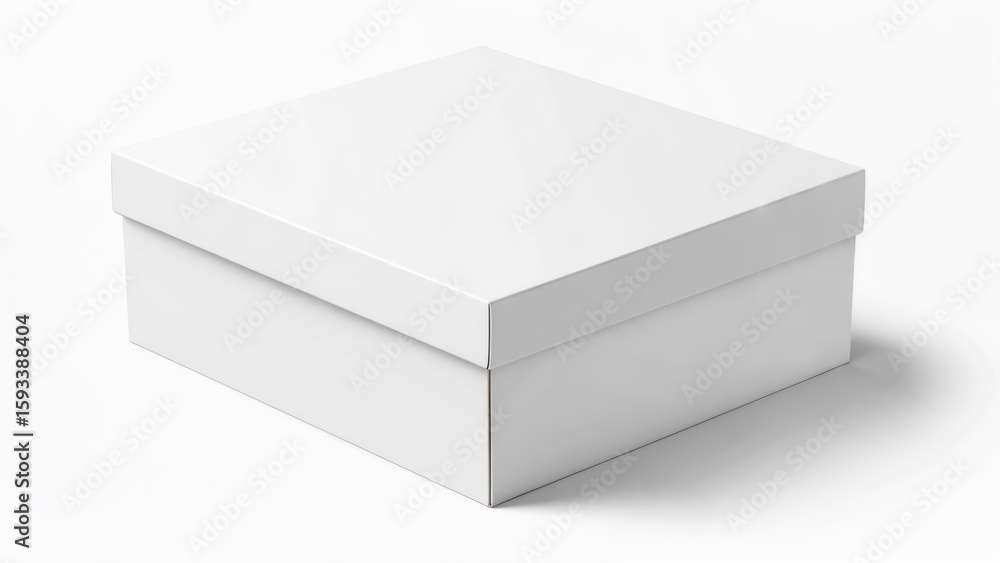 Naklejka premium Blank white box
