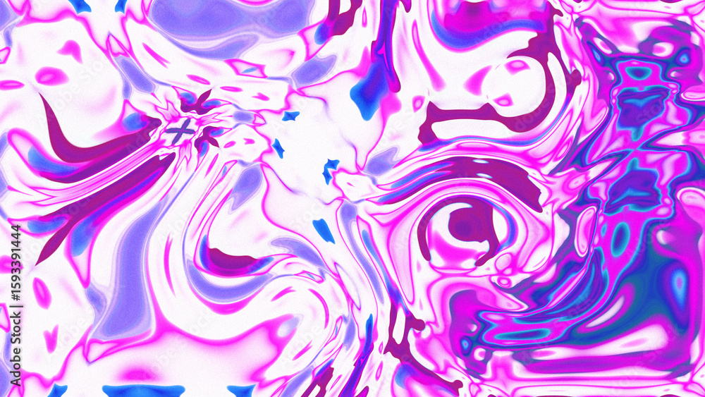 Fototapeta premium Fluid Marble Texture with Organic Flow, Abstract Liquid Pattern with Wavy Structure, Melted Surface Design with Soft Transitions, Psychedelic Swirl Texture with Marble Effect