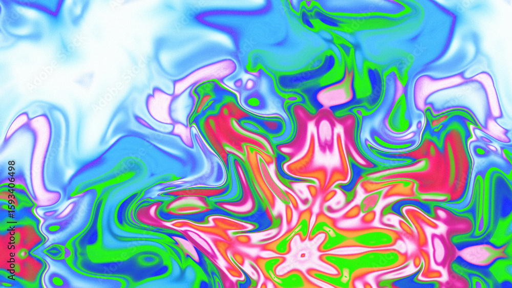 Fototapeta premium Fluid Marble Texture with Organic Flow, Abstract Liquid Pattern with Wavy Structure, Melted Surface Design with Soft Transitions, Psychedelic Swirl Texture with Marble Effect