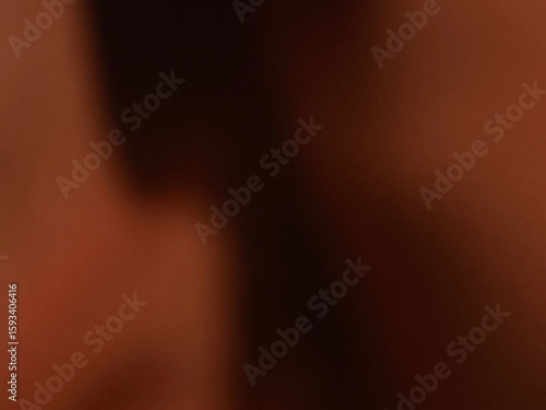 Orange Curves Banner. Blurred Flow & Modern Abstract