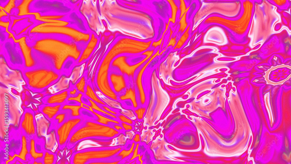 Fototapeta premium Fluid Marble Texture with Organic Flow, Abstract Liquid Pattern with Wavy Structure, Melted Surface Design with Soft Transitions, Psychedelic Swirl Texture with Marble Effect