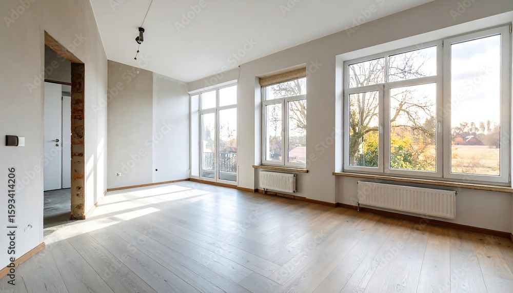 empty room with window empty room with window