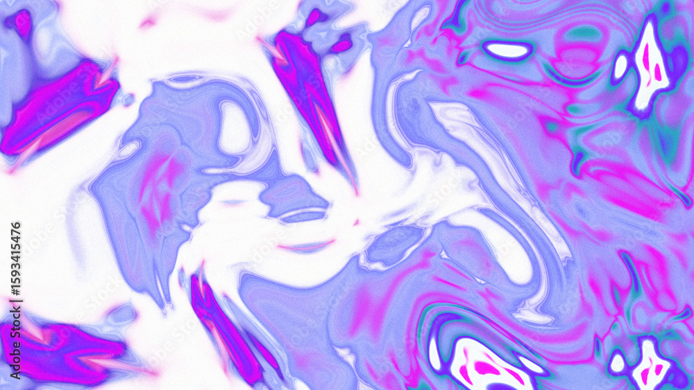 Fototapeta premium Fluid Marble Texture with Organic Flow, Abstract Liquid Pattern with Wavy Structure, Melted Surface Design with Soft Transitions, Psychedelic Swirl Texture with Marble Effect