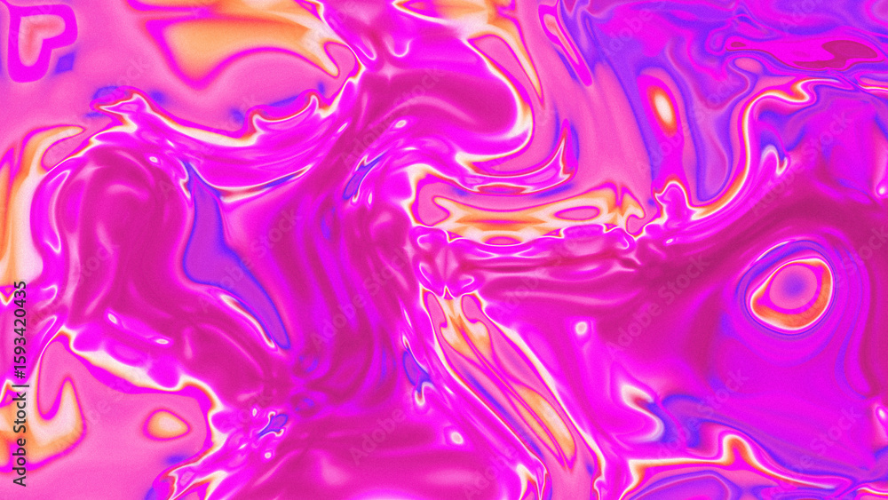 Fototapeta premium Fluid Marble Texture with Organic Flow, Abstract Liquid Pattern with Wavy Structure, Melted Surface Design with Soft Transitions, Psychedelic Swirl Texture with Marble Effect