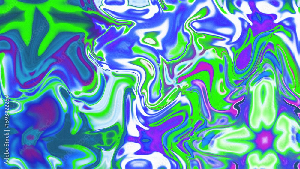 Fototapeta premium Fluid Marble Texture with Organic Flow, Abstract Liquid Pattern with Wavy Structure, Melted Surface Design with Soft Transitions, Psychedelic Swirl Texture with Marble Effect