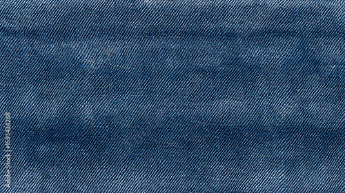 濃淡が美しく揺れるインディゴブルーのデニム素材。ヴィンテージ感やラフな印象を演出できるファブリック背景。
