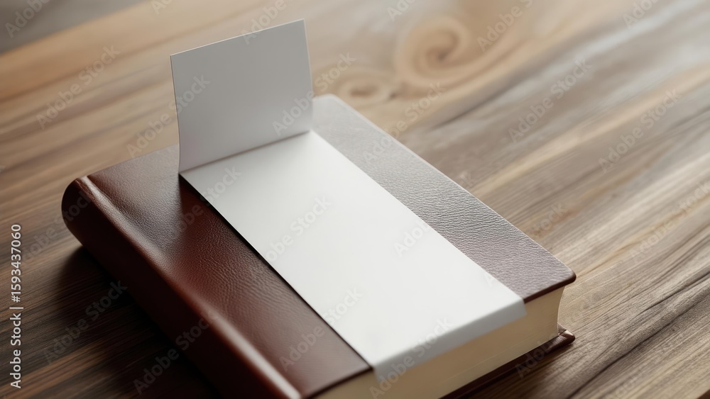 Fototapeta premium Book with blank bookmark