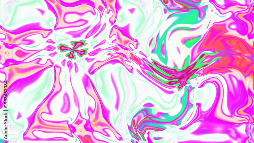 Fototapeta premium Fluid Marble Texture with Organic Flow, Abstract Liquid Pattern with Wavy Structure, Melted Surface Design with Soft Transitions, Psychedelic Swirl Texture with Marble Effect