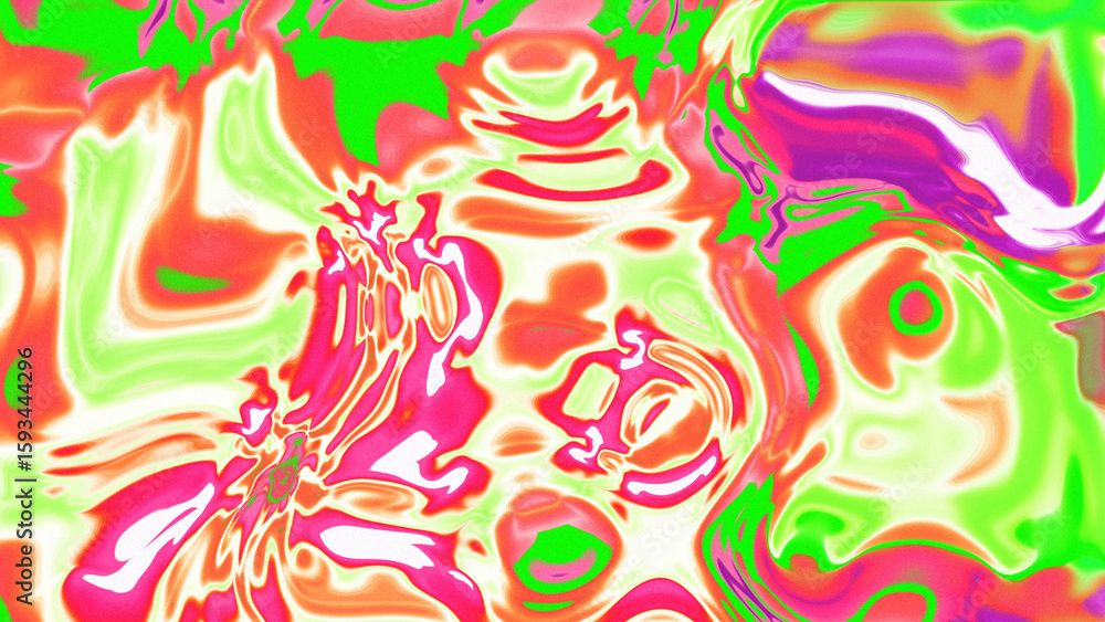 Fototapeta premium Fluid Marble Texture with Organic Flow, Abstract Liquid Pattern with Wavy Structure, Melted Surface Design with Soft Transitions, Psychedelic Swirl Texture with Marble Effect