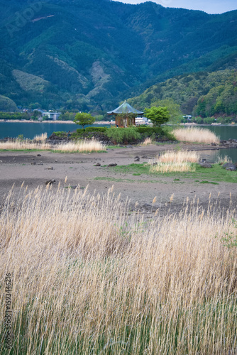 河口湖にある六角堂
