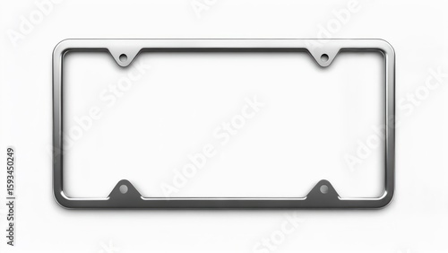Chrome license plate frame