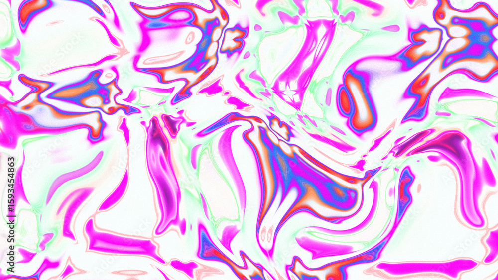 Fototapeta premium Fluid Marble Texture with Organic Flow, Abstract Liquid Pattern with Wavy Structure, Melted Surface Design with Soft Transitions, Psychedelic Swirl Texture with Marble Effect