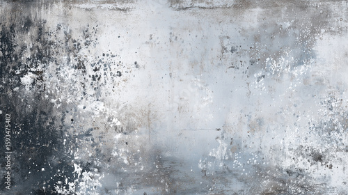 かすれた質感が印象的なグレー調の抽象背景。ヴィンテージ感や無機質な雰囲気を演出できるテクスチャ素材。
