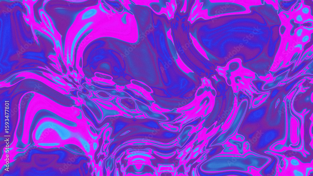 Fototapeta premium Fluid Marble Texture with Organic Flow, Abstract Liquid Pattern with Wavy Structure, Melted Surface Design with Soft Transitions, Psychedelic Swirl Texture with Marble Effect