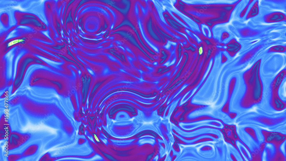 Fototapeta premium Fluid Marble Texture with Organic Flow, Abstract Liquid Pattern with Wavy Structure, Melted Surface Design with Soft Transitions, Psychedelic Swirl Texture with Marble Effect