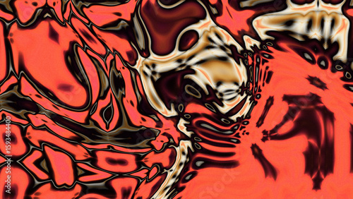 Fluid Marble Texture with Organic Flow, Abstract Liquid Pattern with Wavy Structure, Melted Surface Design with Soft Transitions, Psychedelic Swirl Texture with Marble Effect