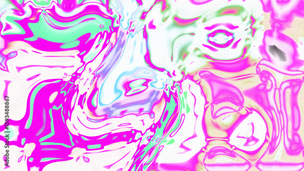 Fototapeta premium Fluid Marble Texture with Organic Flow, Abstract Liquid Pattern with Wavy Structure, Melted Surface Design with Soft Transitions, Psychedelic Swirl Texture with Marble Effect