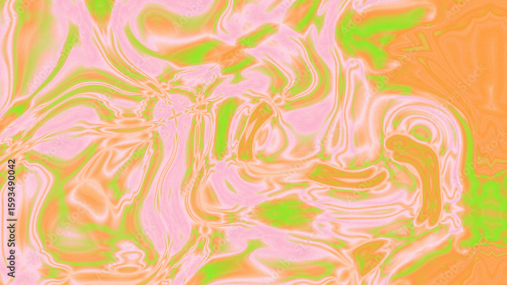 Fototapeta premium Fluid Marble Texture with Organic Flow, Abstract Liquid Pattern with Wavy Structure, Melted Surface Design with Soft Transitions, Psychedelic Swirl Texture with Marble Effect